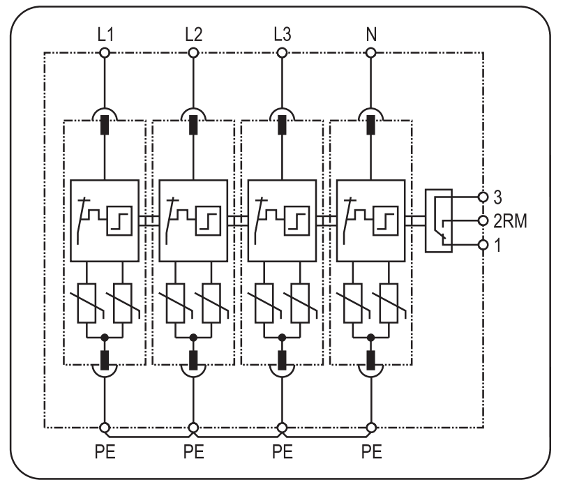 Basic circuit diagram for BT PCM80 440 RM/4P