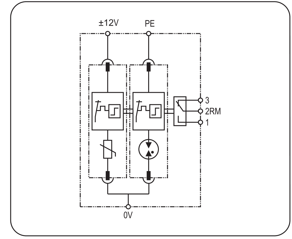 Basic circuit diagram for BT P DCM 12 RM