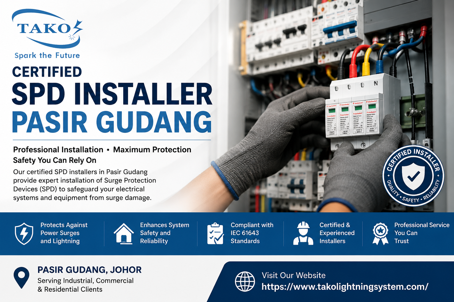 Certified SPD Installer Pasir Gudang