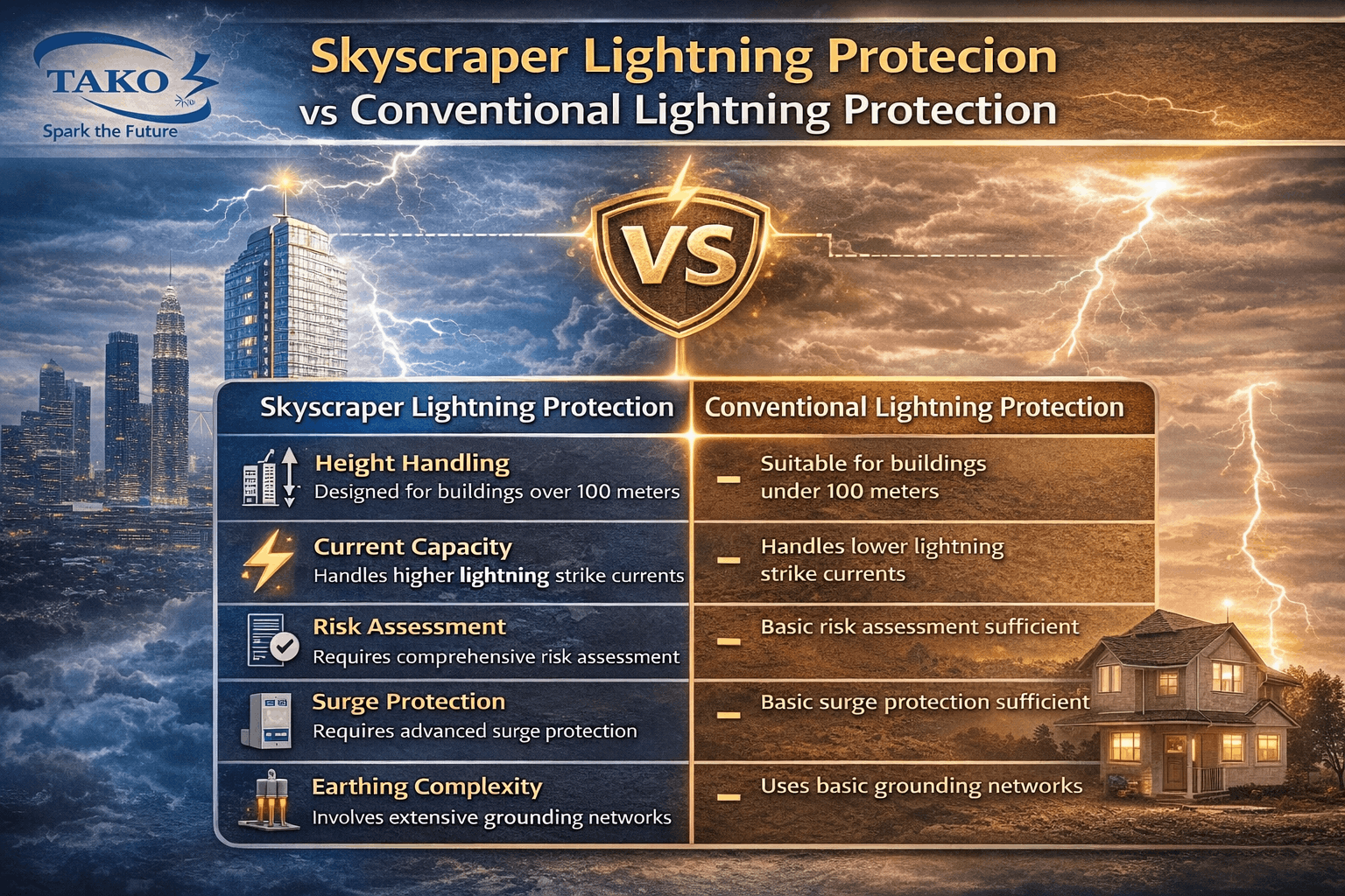 Lightning Protection System for High Rise Buildings