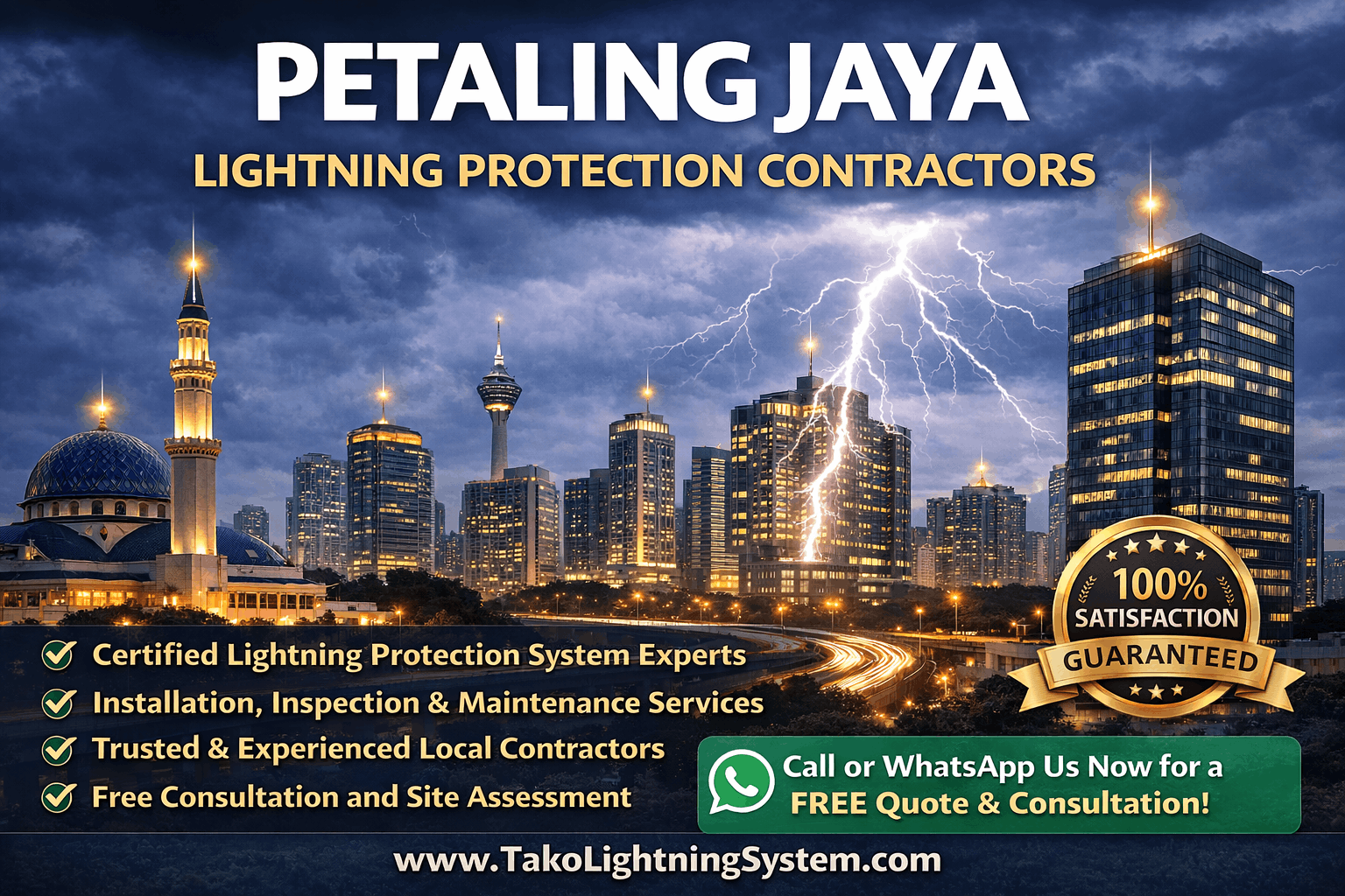 TAKO since 1979: Petaling Jaya Lightning Protection Contractors 3 Petaling Jaya Lightning Protection Contractors