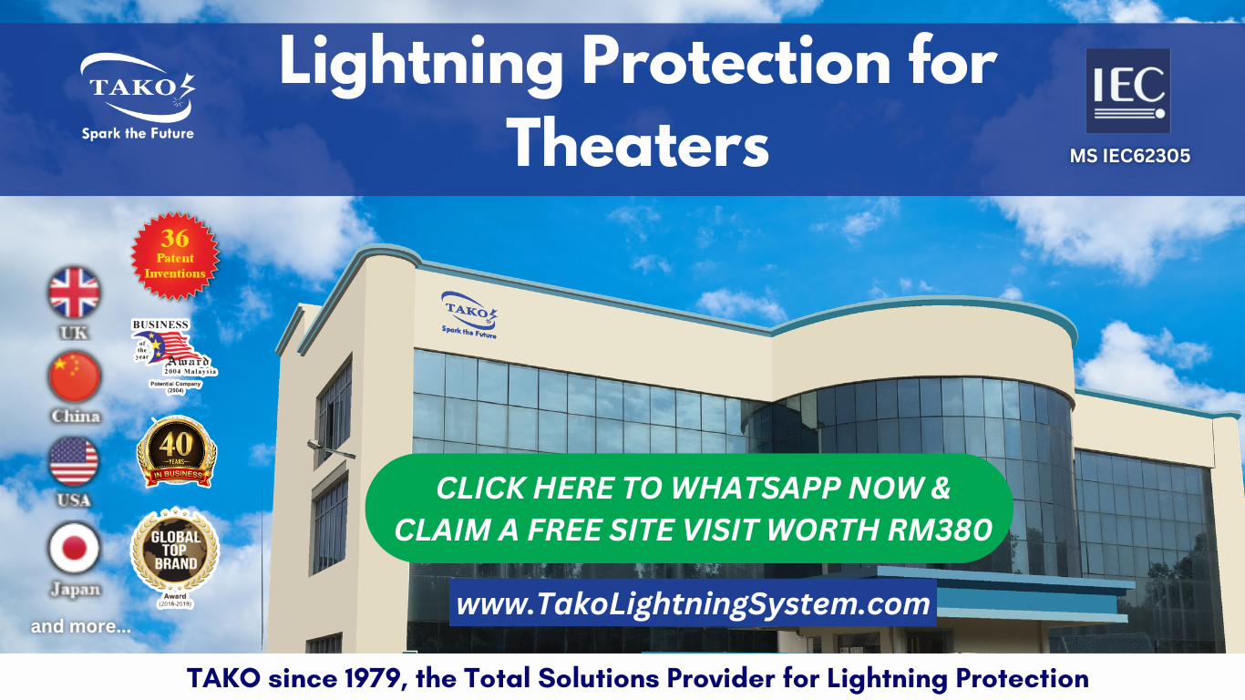 TAKO since 1979: Lightning Protection for Theaters 1 Lightning Protection for Theaters